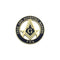 Épingles à revers multi- maçonniques gratuites et acceptées, boussole templier et broche carrée, Badges cadeaux avec pochette papillon 14