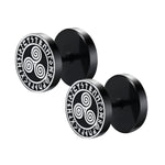 Faux Plugs Triskèle Noir - Vignette | Médiéfan
