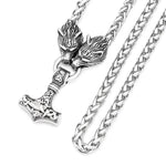 Collier Mjölnir & Loups d'Odin - Vignette | Médiéfan