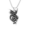 Nordic Vikings Wolf Tooth Pendant Necklace 316L Stainless Steel Hip Hop Rock Fashion Leather Rope Chain Jewelry Gifts Wholesale Style H10 / WHITE