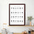 Affiche Viking - Alphabet Runique