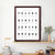 Affiche Viking - Alphabet Runique