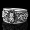 Anneau Loup Mignon Viking H148 / Antique Silver Plated / 14
