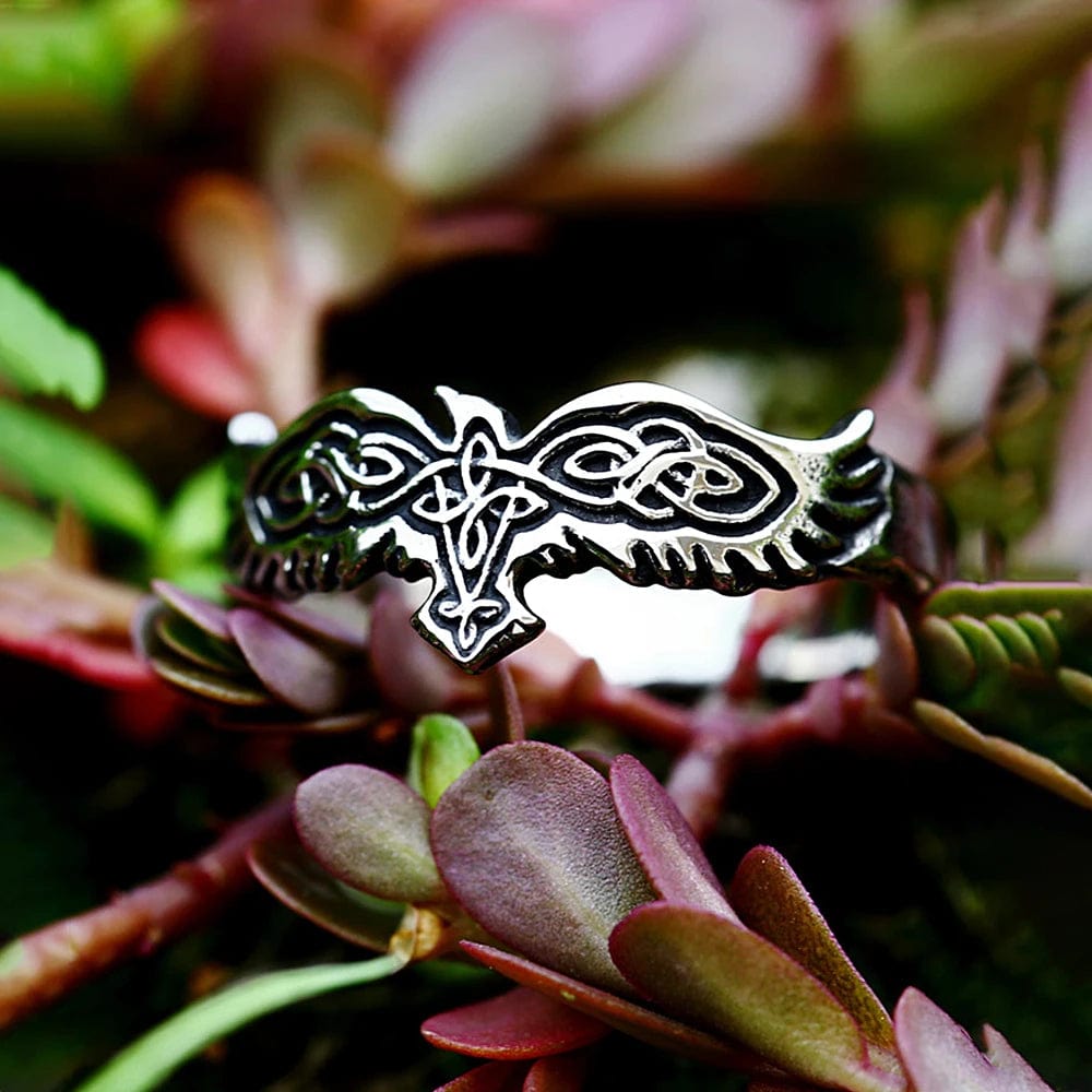 Bague Corbeaux d'Odin
