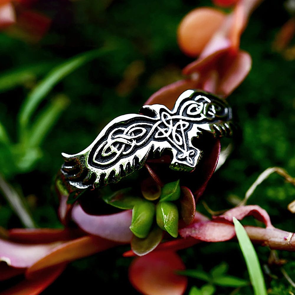 Bague Corbeaux d'Odin