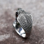 Bague Double Cobra aux Pierres Rouges - Vignette | Médiéfan