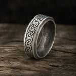 Bague Entrelacs Celtiques & Runes - Vignette | Médiéfan