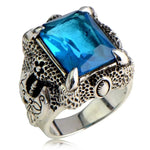 Bague Griffes de Dragon avec Pierre Rectangulaire - Vignette | Médiéfan