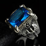 Bague Griffes de Dragon avec Pierre Rectangulaire - Vignette | Médiéfan