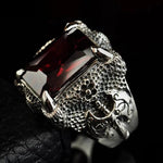Bague Griffes de Dragon avec Pierre Rectangulaire - Vignette | Médiéfan