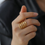 Bague Lotus Rosace Fleur de Vie - Vignette | Médiéfan