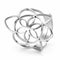 Bague Rosace Trilobée Fleur de Vie Argenté