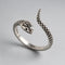 Bague Serpent à Queue Dressée Réglable