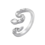 Bague Serpent Constellé de Zircons - Vignette | Médiéfan