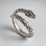 Bague Serpent Enlacé à Écailles Pointues - Vignette | Médiéfan