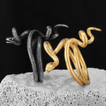 Bague Serpent Enroulé en Triple Tour - Vignette | Médiéfan