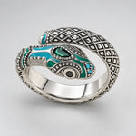 Bague Serpent Tropical Turquoise - Vignette | Médiéfan