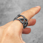 Bague Serpents Jumeaux Ajourée - Vignette | Médiéfan