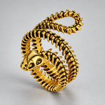 Bague Squelette de Serpent en Spirale - Vignette | Médiéfan