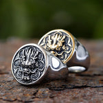 Bague Tête de Dragon Chinois - Vignette | Médiéfan