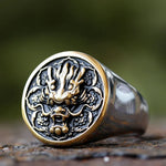 Bague Tête de Dragon Chinois - Vignette | Médiéfan