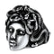 Bague Tête de Méduse Sculptée 14