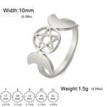 Bague Wicca Triple Lune - Vignette | Médiéfan