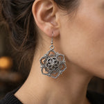 Boucles d'Oreilles Lotus Graine de Vie - Vignette | Médiéfan