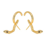 Boucles d’Oreilles Serpent Lové au Lobe - Vignette | Médiéfan