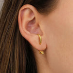 Boucles d’Oreilles Serpent Lové au Lobe - Vignette | Médiéfan