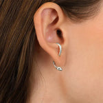 Boucles d’Oreilles Serpent Lové au Lobe - Vignette | Médiéfan