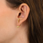 Boucles d’Oreilles Serpent Lové au Lobe - Vignette | Médiéfan