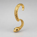 Boucles d’Oreilles Serpent Lové au Lobe - Vignette | Médiéfan