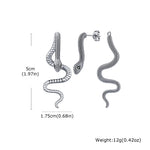 Boucles d'Oreilles Serpent Traversant - Vignette | Médiéfan