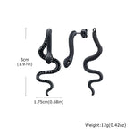 Boucles d'Oreilles Serpent Traversant - Vignette | Médiéfan