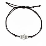 Bracelet Cordon Main de Fatima Filigranée - Vignette | Médiéfan