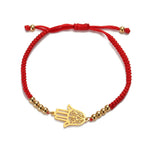 Bracelet Cordon Main de Fatima Filigranée - Vignette | Médiéfan