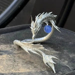 Bracelet Dragon Élégant à Gemme Bleue - Vignette | Médiéfan