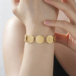 Bracelet Médaillons Fleur de Vie Hexagonale - Vignette | Médiéfan
