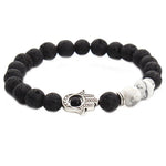 Bracelet Pierre de Lave Main de Fatima - Vignette | Médiéfan
