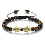 Bracelet Pierres Naturelles Deux Mains de Fatima - Vignette | Médiéfan