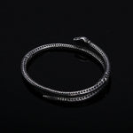 Bracelet Serpent Double Tour à Écailles Ciselées - Vignette | Médiéfan