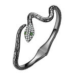 Bracelet Serpent Femme à Tête Scintillante - Vignette | Médiéfan