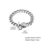 Bracelet Serpent Homme Maille Gourmette - Vignette | Médiéfan