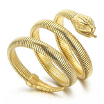 Bracelet Serpent Spirale Triple Tour - Vignette | Médiéfan
