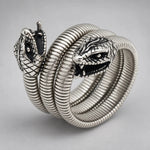 Bracelet Spirale à Deux Têtes de Serpent - Vignette | Médiéfan