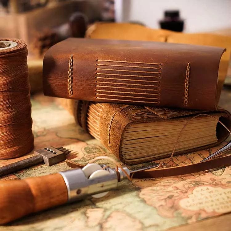 Carnet en Cuir Artisanal