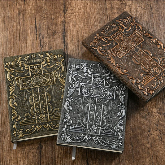 Carnet Symboles Mystiques en Relief