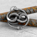 Collier Double Ouroboros Entrelacé - Vignette | Médiéfan