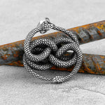 Collier Double Ouroboros Entrelacé - Vignette | Médiéfan